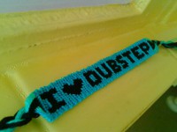Náramok  " I love DUBSTEP "